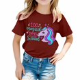 thumbnail image 1 of TZEWGL Chemise Mignonne pour Fille Garçon Imprimé Col Rond Manches Courtes Ample pour Bébés Taille 12-13T, 1 of 4