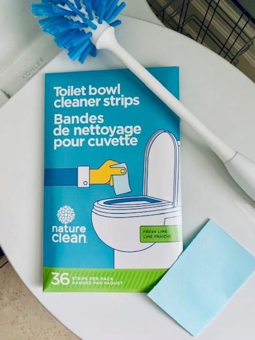 Nature Clean Toilet Bowl Cleaner Strips - Fresh Lime