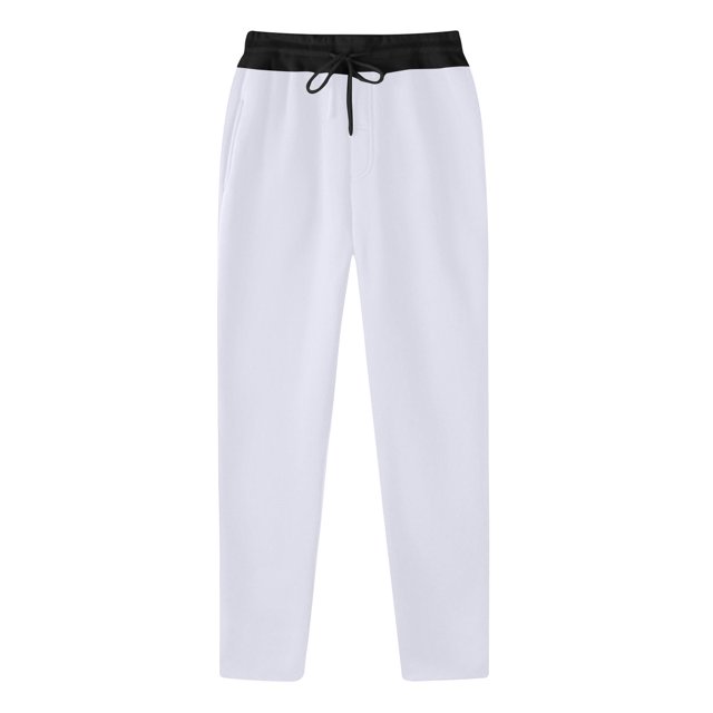 RKSTN Mens Pants Fashion Drawstring Elastic Waist Solid Color Casual Sweat Length Pants Soft Comfortable Workout Pants