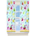 thumbnail image 1 of Emoji Panneaux de Rideaux Raining Emoji's pour Fenêtre d'Enfants - 2 Panneaux 42 x 63 Pouces, 1 of 1