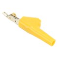thumbnail image 1 of Electrical  Clips, 25mm Opening Non Damage Telecommunication Test Clamp Portable Cupronickel Safe  For Car Battery Yellow, 1 of 8