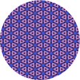 thumbnail image 1 of Ahgly Company Machine Washable Indoor Round Transitional Purple Area Rugs, 6' Round, 1 of 7