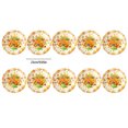 thumbnail image 3 of Thanksgiving Paper Plates 10 Piece Thanksgiving Halloween 9 Inch Turkey Letters Fruit Pumpkin Disposable Paper Plates for Dinner Parties Convenient And Portable Use Thanksgiving Plates Dispo, 3 of 6