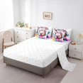 thumbnail image 3 of YST Watercolor Pug Dog 7-Piece Comforter Set, King, Cute Animal Musical Theme, 3 of 4
