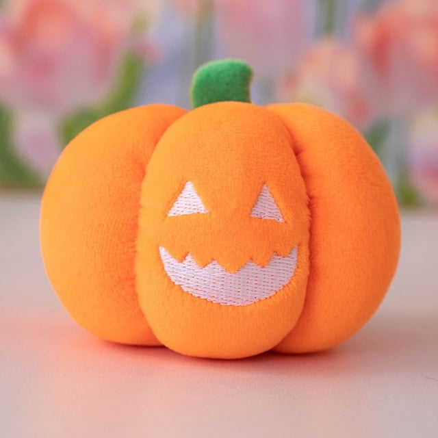 Nilvkv Halloween Gift Night Light Pumpkin Toy Funny Keychain Female Exquisite Backpack Pendant Car Key Pendant