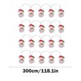 thumbnail image 3 of YIMWNYI Lighted Christmas Decor LED Lanterns, Christmas Tree Pendant, Multicolor Hanging Lights, Home Party Decorations, Battery Operated LED Lights, Holiday Decor, 3 of 6