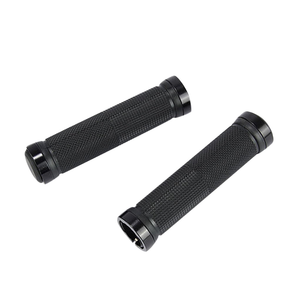 2PCS Bike Mountain Bicycle MTB Handlebar Grips Rubber Handle Grips Anti Slip