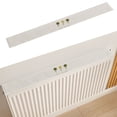 thumbnail image 4 of Lefu Cache-Poussière de Radiateur Respirant en Coton-Lin, Cache de Radiateur à Fixation Magnétique, 4 of 5