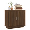 thumbnail image 2 of vidaXL Sideboard Brown Oak 80x40x75 cm Engineered Wood, 2 of 5
