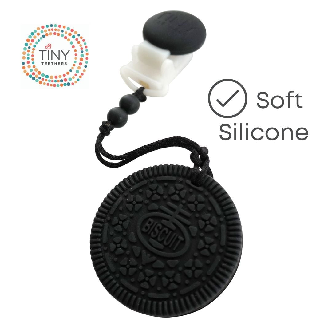 Tiny Teethers Silicone Cookie Teether and Clip