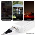 thumbnail image 3 of Chargeur Intelligent Mini pour 2 Piles Rechargeables AA - Entrée USB (Piles Non Incluses) Lot de 5, Blanc, 3 of 6