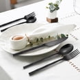 thumbnail image 1 of Cutlery Set, Kit Fork and Spoon, Solid Round Handle, 5-Piece Kitchen Dining Utensils, Ergonomic Design, Durable Construction, Easy Clean, 1 of 6