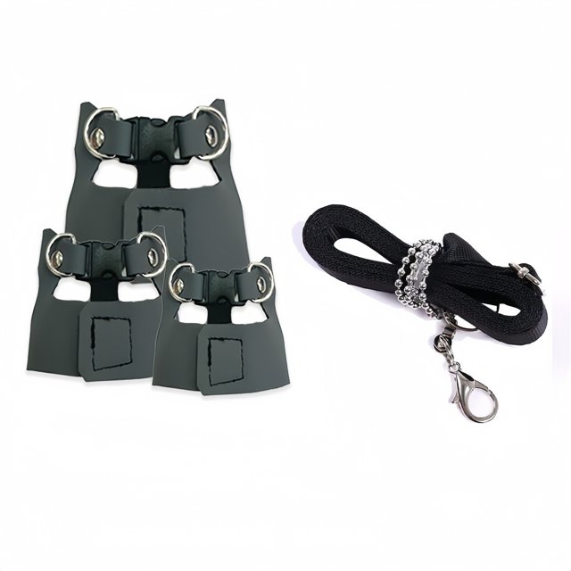 TIELUTT Squirrel Leash And Harness for Small Medium Large Adjustable Soft Mesh Vest No Reflective Strap for Walking Dog Leash Large Worry Dogs Small Puppy Leash Leather Dog Leash Large Leash for Big D