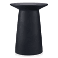 thumbnail image 1 of Bouclair Black Cement Hourglass Side Table, 1 of 10