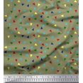 thumbnail image 1 of Soimoi Cotton Poplin Fabric Dot & Triangle Geometric Print Fabric by Yard 56 Inch Wide, 1 of 3