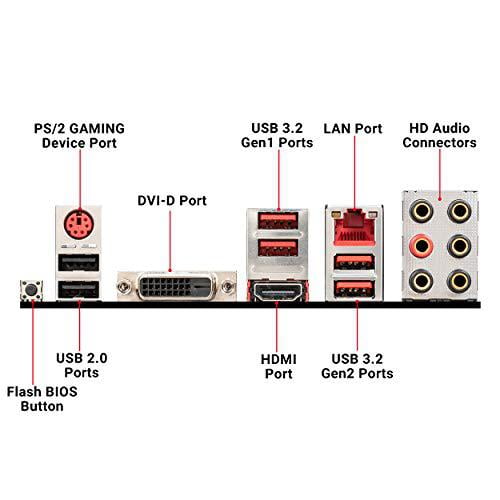MSI AMD ATX Gaming Motherboard, B450 GAMING PLUS MAX, AM4, DDR4
