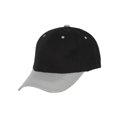 thumbnail image 1 of Two-Tone   Adjustable Baseball Cap, Black/Silver, 1 of 2
