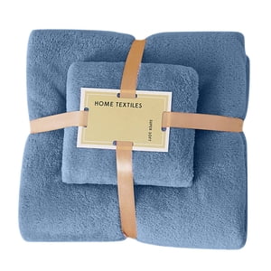 EARKITY Bath Towel Set, Quick Dry Absorbent Bath Towel, Soft Cotton Bathroom Towels, Hotel Bath Towels, Super Soft, 1 Bath Towel, 1 Washcloth, for Bathroom Guests Pool Gym Camp Travel College Dorm