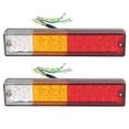 thumbnail image 1 of Feu Arrière de Remorque, Avertissement 12V Résistance à la Température Universelle 20LEDs Feu de Position Latéral pour Camion RV, 1 of 8