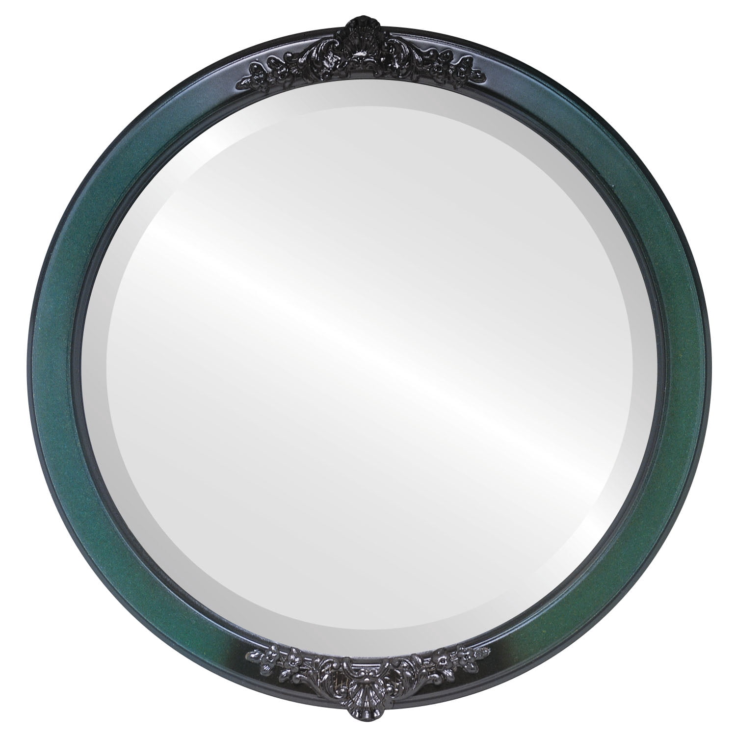 Athena Framed Mirror - Hunter Green