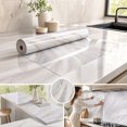 thumbnail image 3 of Birdeem Peel and Stick Backsplash, Waterproof Oil Proof Self Adhesive Wall Sticker for Kitchen Countertop Protector, Removable Vinyl Film, 3 of 7