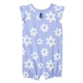 thumbnail image 2 of George Baby Girls' Flutter-Sleeve Romper, 2 of 2