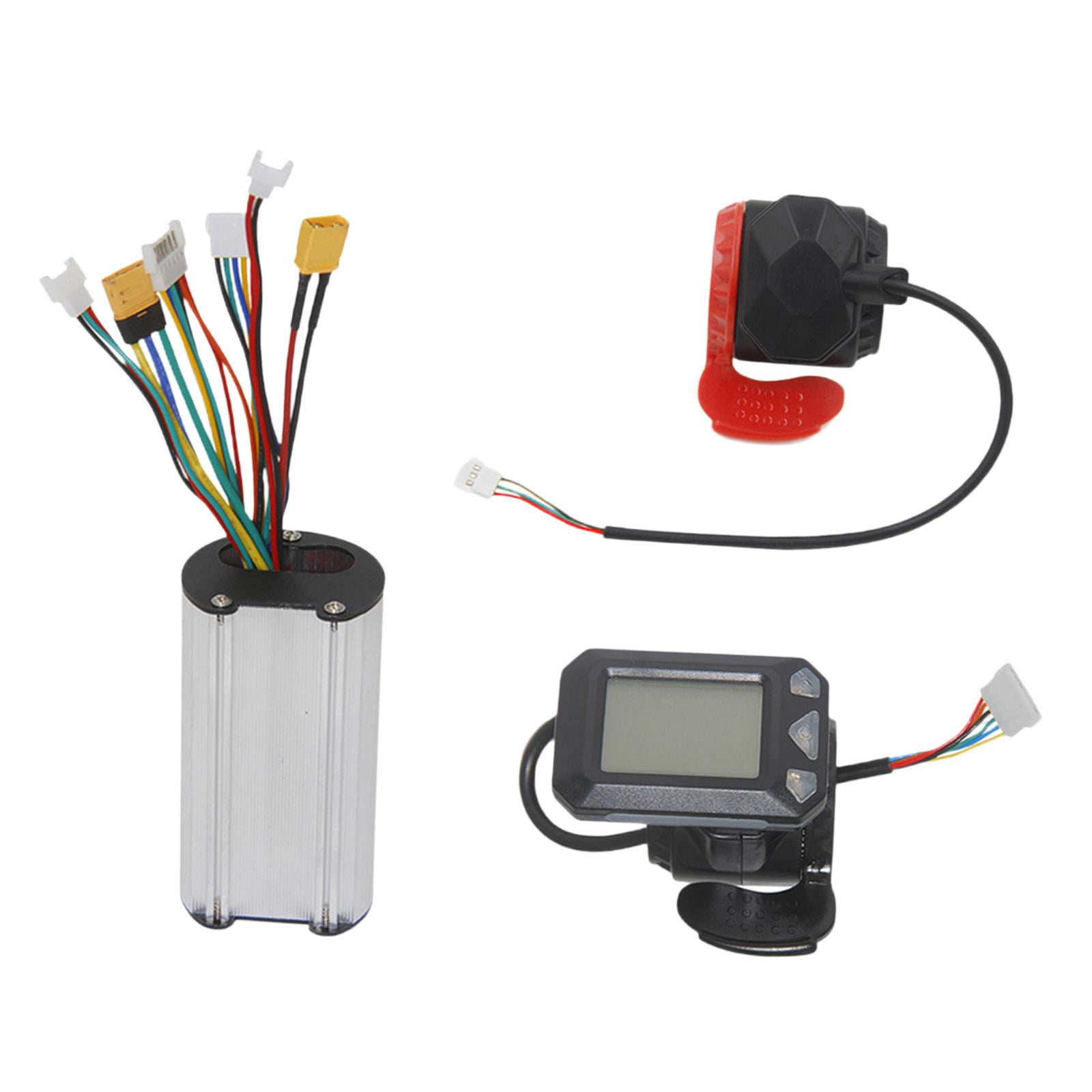 S SERENABLE Electric Scoooter Motor Display Controller Kit Electric Vehicles Controller Accessories Set Premium Replaces Spare Parts 24V 250W Without Cable