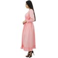 thumbnail image 3 of Bimba Robe Maxi Longue Décontractée en Coton pour Femme à Taille Smockée, 3 of 8