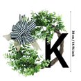 thumbnail image 2 of Unique Last Name Year Round Front Door Wreath With Bow Welcome Sign Garland 26 Letter Farmhouse Wreath For Front Door Spring All Mini Window Battery Powe Wreath Lights Solar Powe Wreath, 2 of 3