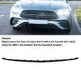 thumbnail image 4 of Front Bumper Lower Molding Trim forE Class W213Line Facelift 2021-2023, Dynamic Sporty Style, Improved ABS Construction, Anti Scratch Bumper Protector, 4 of 7