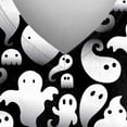 thumbnail image 4 of EGNMCR Hauts de Sarrau d'Infirmière pour Femmes, Imprimé d'Halloween, Uniforme de Travail à Manches Courtes, Col en V, Blouse T-shirt de Tenue de Travail avec Poches, Costumes d'Halloween, 4 of 5