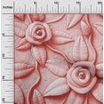 thumbnail image 2 of oneOone Polyester Spandex Peach Fabric Florals Sewing Material Print Fabric By The Yard 56 Inch Wide, 2 of 4
