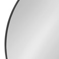 thumbnail image 3 of Kate and Laurel Rollo Round Framed Wall Mirror, Black 28" Diameter, 3 of 7