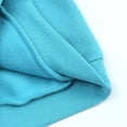 thumbnail image 4 of FAOWME Toddler Boys Girls Pullover Sweatshirt Children Solid Color Plus Babies Hooded Color Tops Coat Girls Tops Sky Blue 2-3 Years, 4 of 6