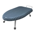 thumbnail image 3 of Luzkey Folding Ironing Board Heat Resistant Space Saving Multi Purpose Foldable Portable Iron Board Padding for Laundry Rooms Travel Upgrade Blue, 3 of 8