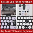 thumbnail image 1 of Remplacement Tout Neuf Keycap Key Cap Ciseaux Clip Charnière Bouton pour Logitech K780 Blanc Noir Rose Gris 3 Keycap, 1 of 5