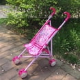 thumbnail image 3 of Foldable Pretend Play Doll Stroller - Imagination Booster Toy for Toddlers, 3 of 8