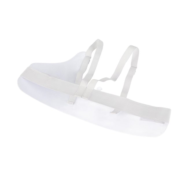 Fencing Chest Guard Lightweight Breathable Adjustable Strap Men Fencer Breast Protector for Soccer Baseball Rugby
