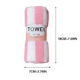 thumbnail image 3 of Absorbent Velvet Face Wash Towel for Children Household Use, Soft Striped Design with High Water Absorption, Machine Washable for Bathroom Gym and Travel, 3 of 9