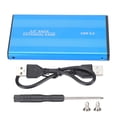 thumbnail image 2 of 2.5in 2TB Portable External Hard Drive Enclosure, HDD Plug Play 3TB USB2.0 SSD Disk Box 1tb External Hard Enclosures For OS X Laptops Data Storage Noir Drive HDD SSD Laptops, 2 of 8