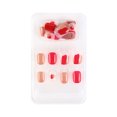 thumbnail image 1 of ziyahi False Nail Wearable Perfect Matching Simple to Wear No Irritating Odor Fake Fingernail Breathable Press Type Adjustable Paster Type 16 Type 15 F741 1Set, 1 of 6