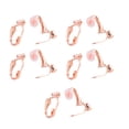 thumbnail image 4 of ZLight 10pcs Ear Clip Converters Earring Accessories Screw/Lever Non-Pierced Handmade with Loop Plastic Pads Findings Type16 5Set, 4 of 6