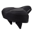 thumbnail image 3 of Wide Cruiser Bikes Saddle Shockproof Waterproof Seat Cushion Pad Black, 3 of 8