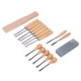 thumbnail image 2 of Carving Chisel, Corrosion Proof High Hardness 16 Pcs Carving Tool  For Woodworking, 2 of 8