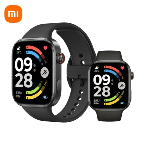 Xiaomi Redmi Watch 6 Global Version – 2.07" AMOLED Display, GPS, Bluetooth Calling, Heart Rate & SpO₂ Monitoring, 12‑Day Battery – Black