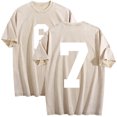 thumbnail image 1 of Pisexur 67 Chandail Col Rond Drôle Six Sept 6 7 Mème Gén Alpha Argot T-Shirt Kaki,TG, 1 of 5