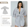 thumbnail image 2 of SEWACC Hair Dyeing Client Gown salon capes for clients Skin Friendly Grey 1Set, 2 of 8