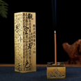thumbnail image 4 of Langgg Incense Burner Incense Line Box Incense Stick Holder for Tea Ceremony Indoor Green Ancient, 4 of 8