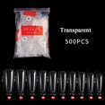 thumbnail image 3 of 500PCS Long False Nails French Press on Nail Soft Gel Full Cover Nail Tips, 3 of 4