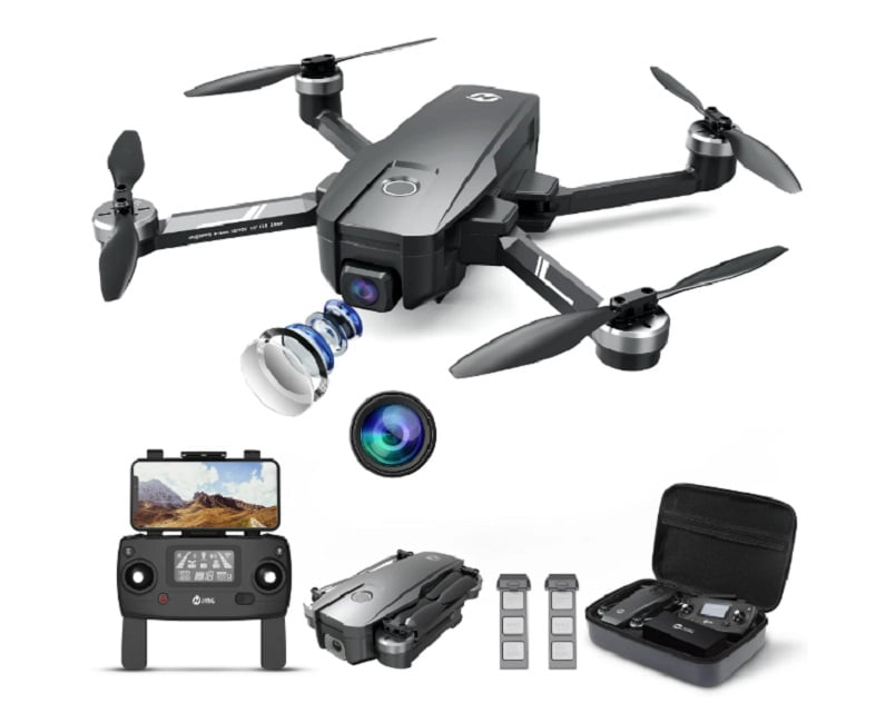 Refurbished Holy Stone HS720E 4K EIS GPS Drone with UHD Camera for Adults, Black